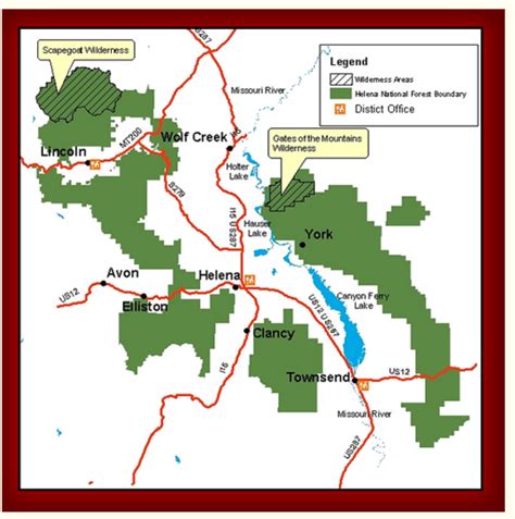 helena-lewis and clark national forest|grizzly bear map of montana.